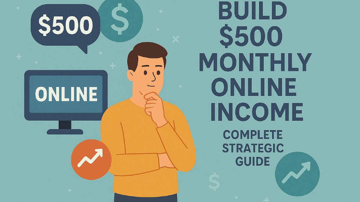The Strategic Roadmap for Your First $500 Monthly Online Income