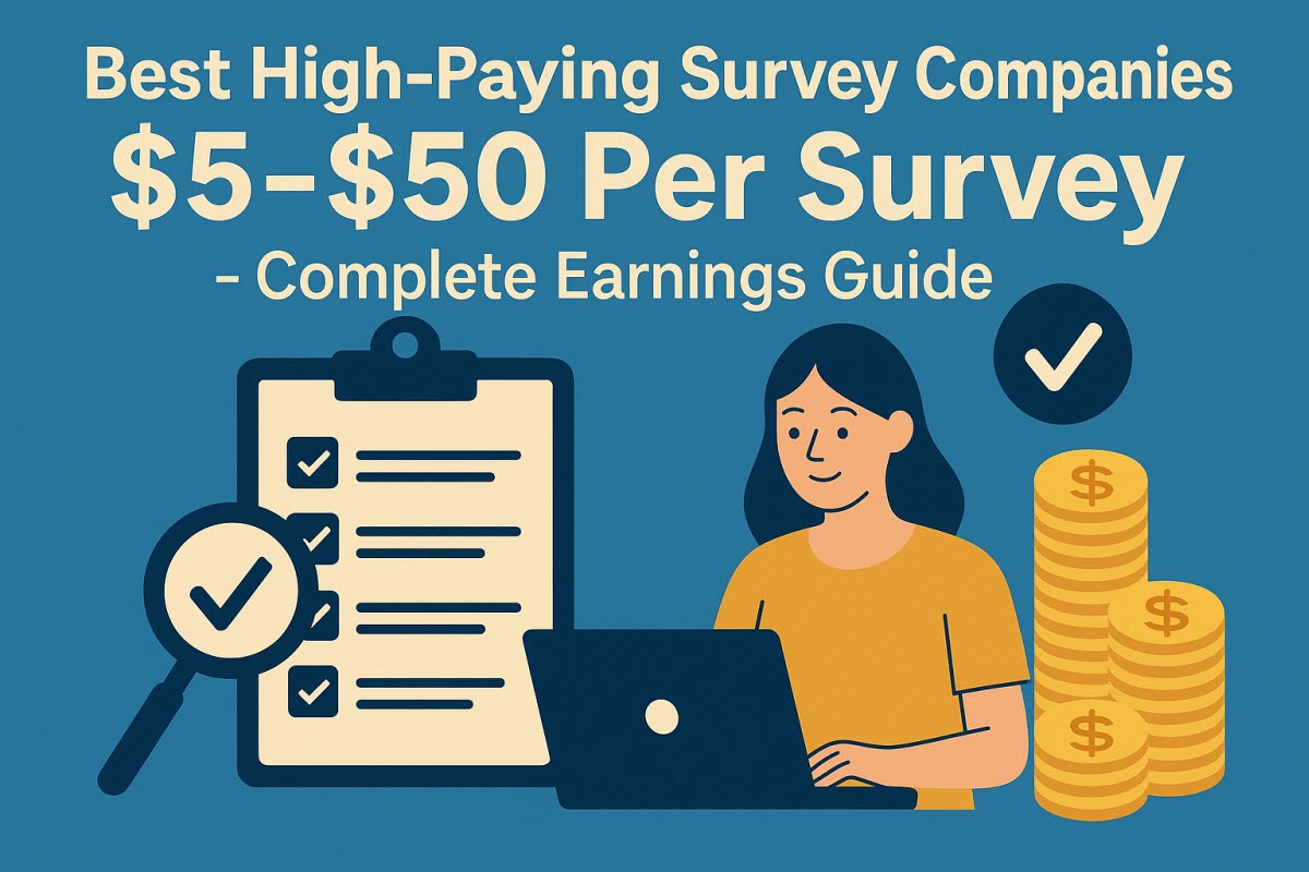 Best High-Paying Survey Companies: $5-$50 Per Survey - Complete Earnings Guide