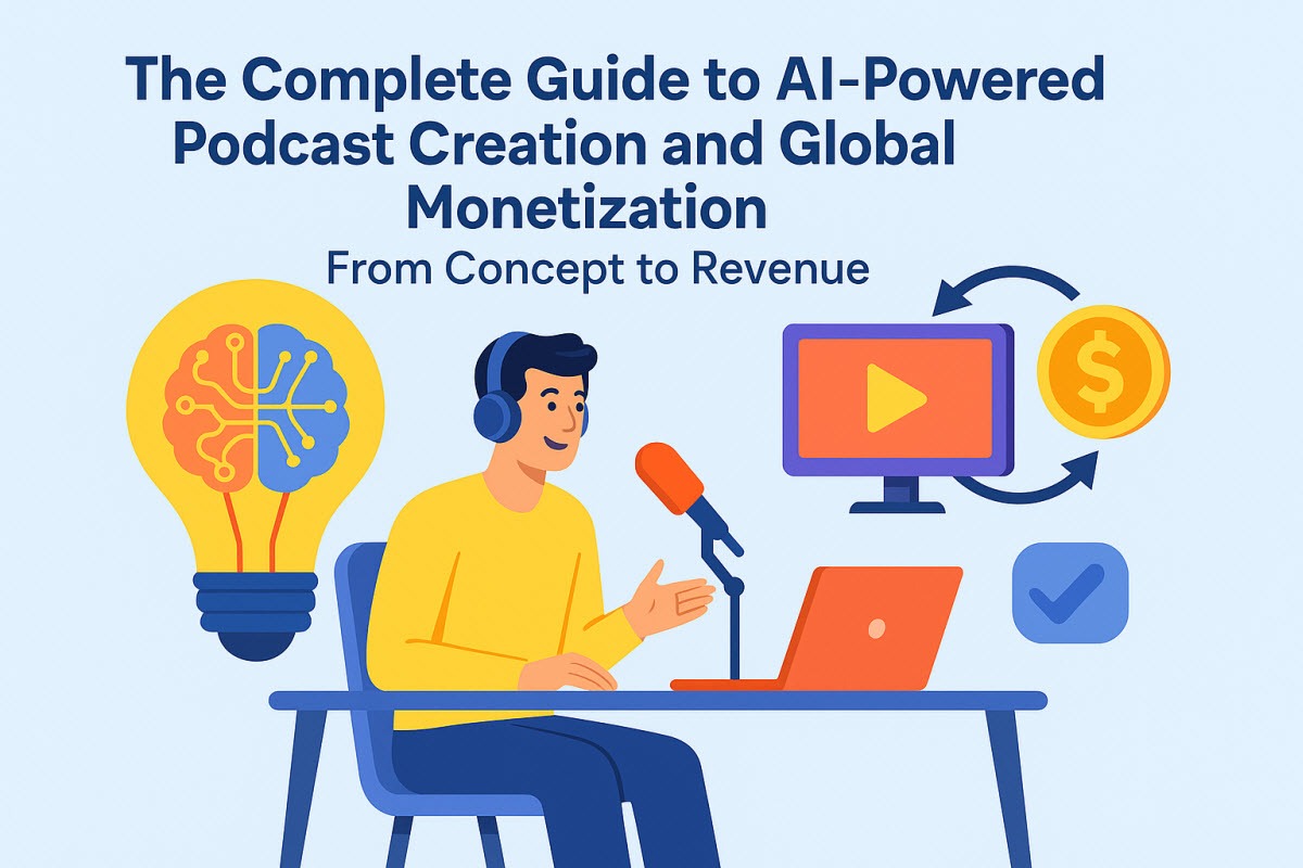 The Complete Guide to AI-Powered Podcast Creation and Global Monetization: From Concept to Revenue