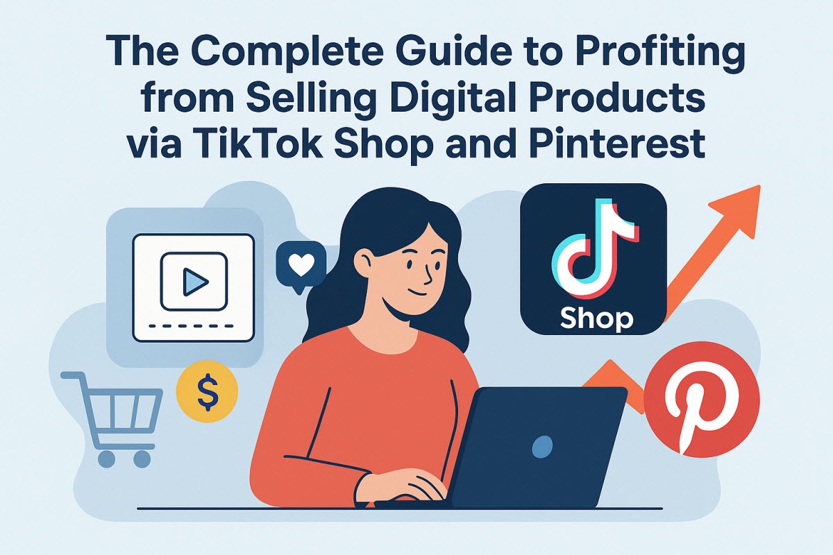 The Complete Guide to Profiting from Selling Digital Products via TikTok Shop and Pinterest
