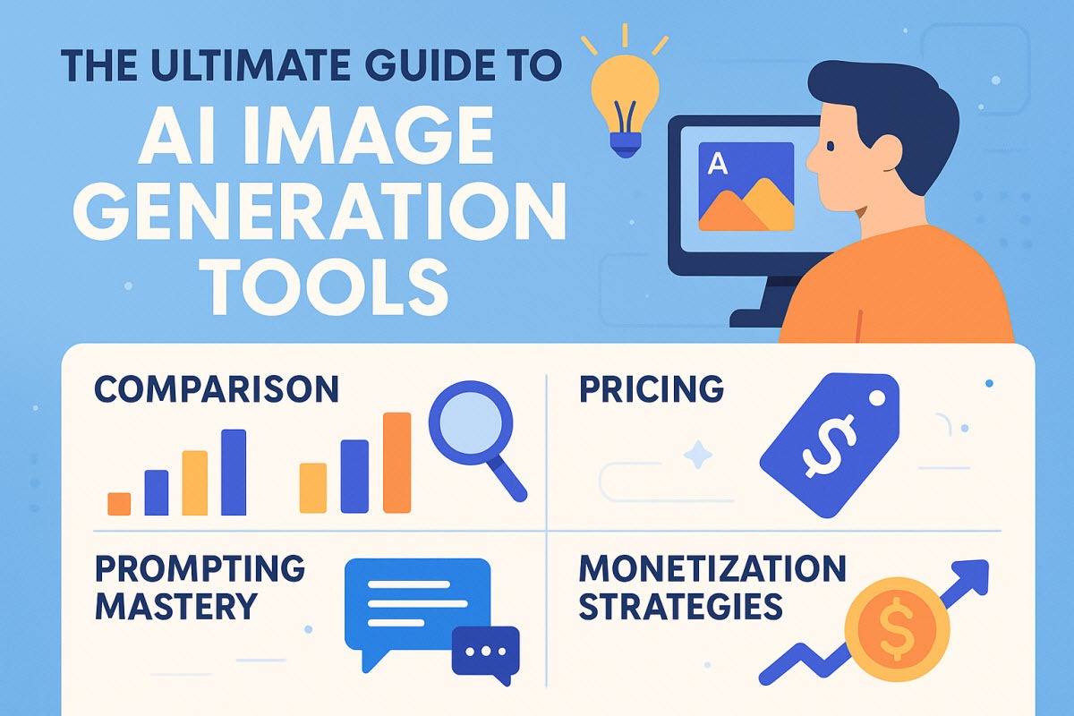 The Ultimate Guide to AI Image Generation Tools: Comparison, Pricing, Prompting Mastery & Monetization Strategies