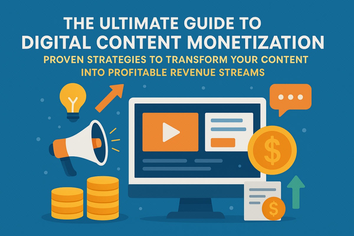 The Ultimate Guide to Digital Content Monetization: Proven Strategies to Transform Your Content Into Profitable Revenue Streams