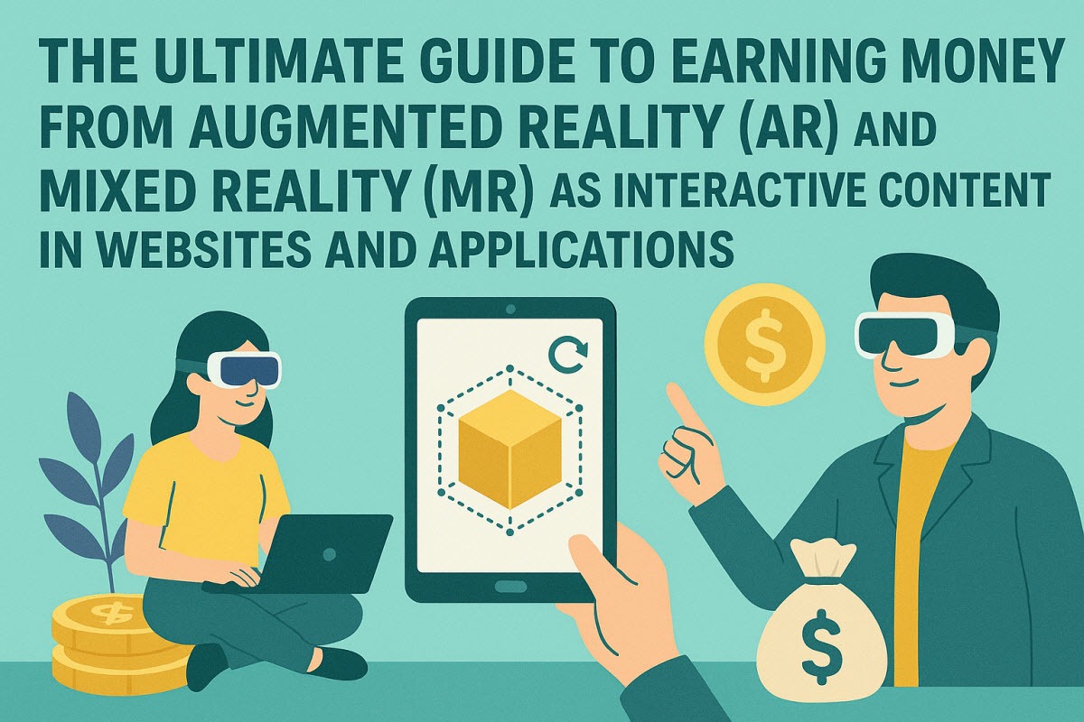 The Ultimate Guide to Earning Money from Augmented Reality (AR) and Mixed Reality (MR) as Interactive Content in Websites and Applications