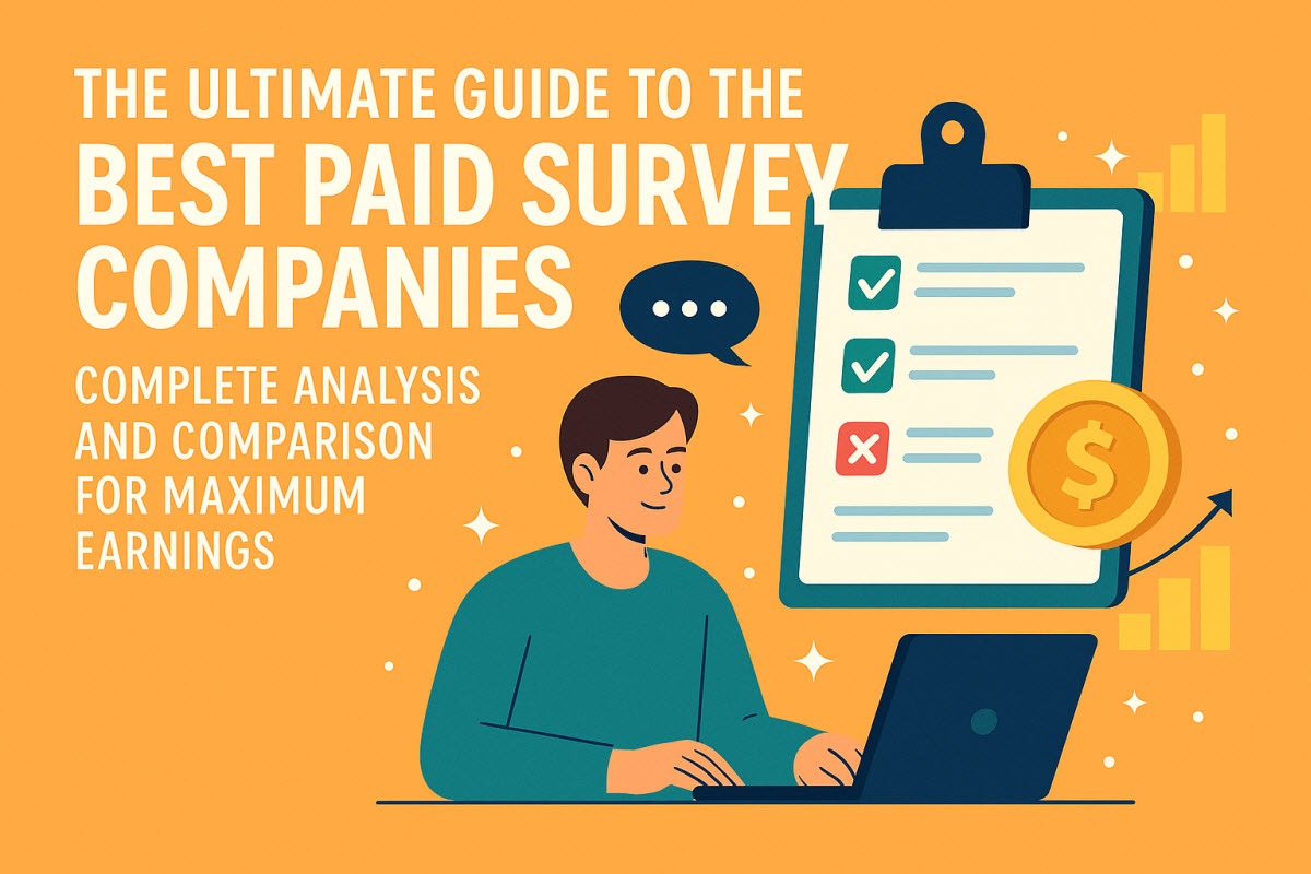 The Ultimate Guide to the Best Paid Survey Companies: Complete Analysis and Comparison for Maximum Earnings