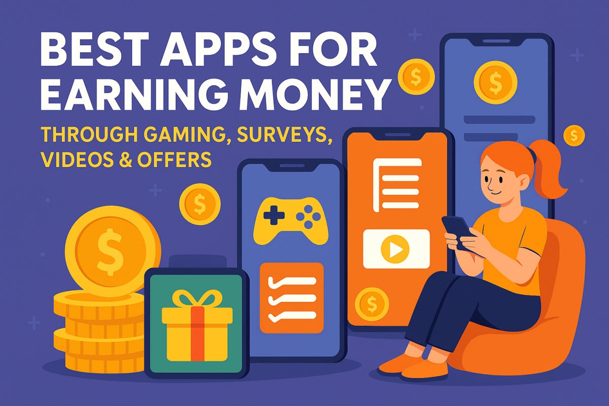 Ultimate Guide: Best Apps to Make Money Through Gaming, Surveys, Videos & Offers - Full Comparison and Review